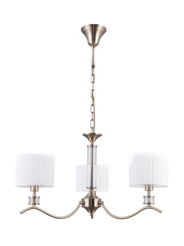 Подвесная люстра Elvan 39446 LU-39464/3-E14-BrWh