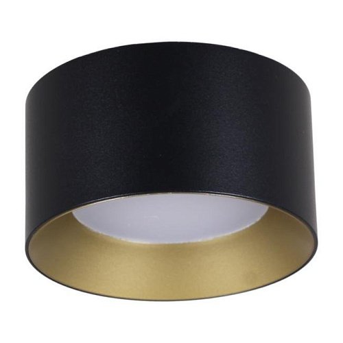 Накладной светильник Reluce 53060-9.5-001LD GX53 BK+GD