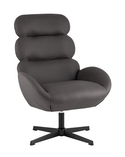 Кресло Stool Group QH-8643K-EL 917-21 dark grey