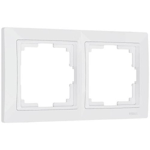 W0022001/ Рамка на 2 поста Snabb basic (белый) Рамка Werkel W0022001/ Рамка на 2 поста Snabb basic (белый)