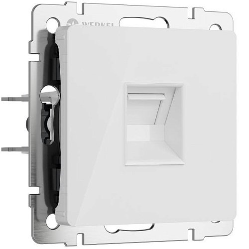 W1181041/ Розетка Ethernet RJ-45 (белый акрил) Розетка Werkel W1181041/ Розетка Ethernet RJ-45 (белый акрил)