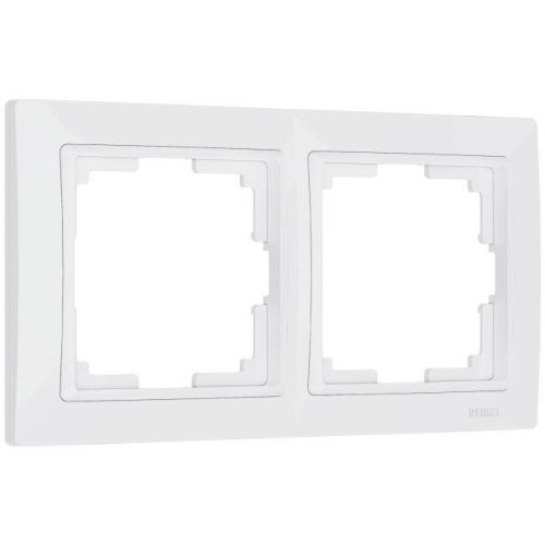 Рамка Werkel W0022001/ Рамка на 2 поста Snabb basic (белый)
