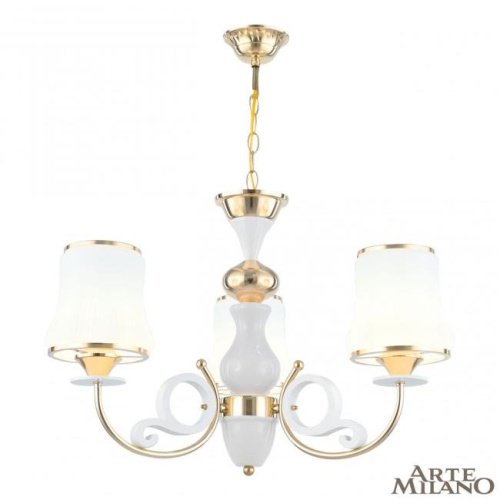 301097/3 Wh/Gd Подвесная люстра Arte Milano Florentia-1097 301097/3 Wh/Gd