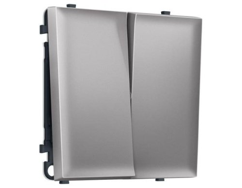 MS503030 MS503030 Комплект механизма 2-кл перекрестного выключателя SIGMA Сталь матовый 10A-250V QUANT PRO (SP5030, PR125)