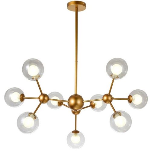 VENTI 81422/8C GOLD SATIN Люстра на штанге Natali Kovaltseva Venti VENTI 81422/8C GOLD SATIN