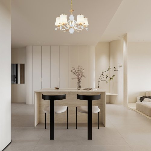 303987/5 Wh/Gd Подвесная люстра Arte Milano Florentia-3987 303987/5 Wh/Gd