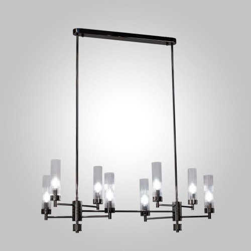 INDIGO SPL8 PEARL BLACK Люстра на штанге AM Group INDIGO SPL8 PEARL BLACK