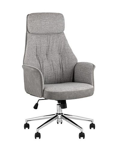 Офисное кресло Stool Group YF-0515 ZE119A-14+FH-64 l.grey retr