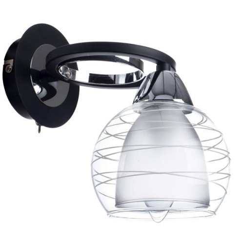 A1604AP-1BK Настенное бра с выключателем Arte Lamp Ginevra A1604AP-1BK