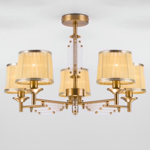 Потолочная люстра Eurosvet Amalfi 60081/5 золотая бронза