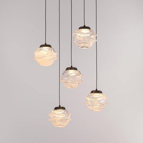 MD25030003-5A matt black/clear Светильник подвесной Delight Collection MD25030003 MD25030003-5A matt black/clear