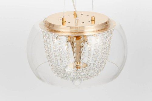 Подвесная люстра Lumina Deco DISPOSA LDP 7018-400 PR+F.GD