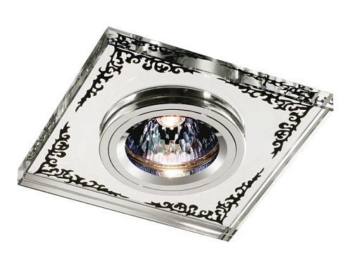 369543 Встраиваемый светильник с узорами Mirror 369543 Novotech