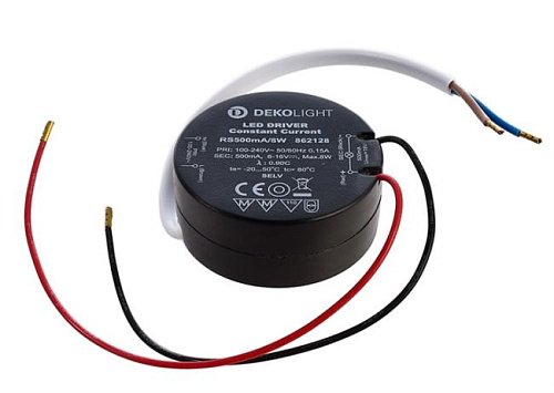 862128 Блок питания ROUND, RS500mA/8W Deko-Light Eingangsspannung 862128
