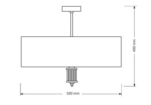 Светильник потолочный Kutek Seti SET-PL-4(Z)