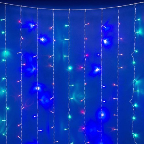 ULD-C3020-240/TTK MULTI IP44 Занавес светодиодный с эффектом мерцания, 3х2м Uniel ULD-C3020-240/TTK MULTI IP44