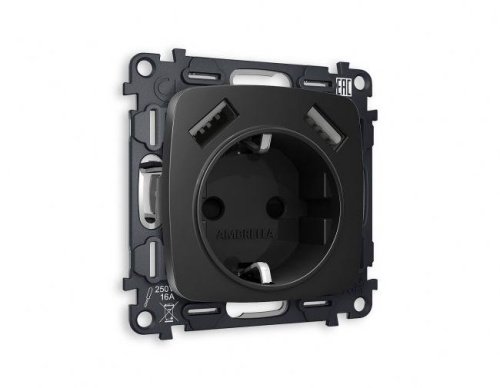 Розетка Ambrella Volt OMEGA MO809010