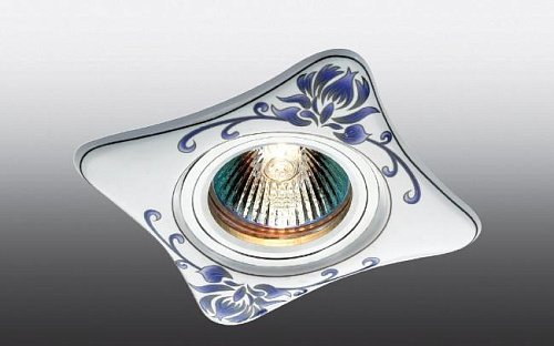 369927 Встраиваемый светильник с узорами Ceramic 369927 Novotech