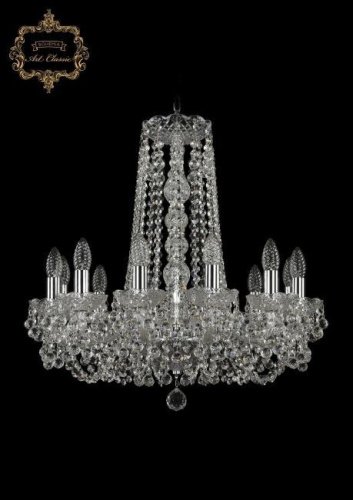 Подвесная хрустальная люстра 11.26 Art Classic 11.26.12.200.h-63.Cr.B