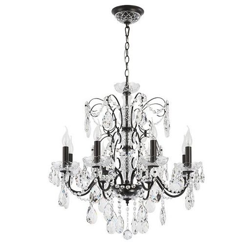 ODELIS SP8 BROWN Подвесная люстра Crystal Lux Odelis ODELIS SP8 BROWN