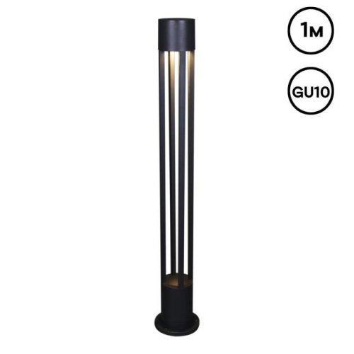 Наземный фонарь Reluce 09959-0.7-001KT 1,0M GU10 BK