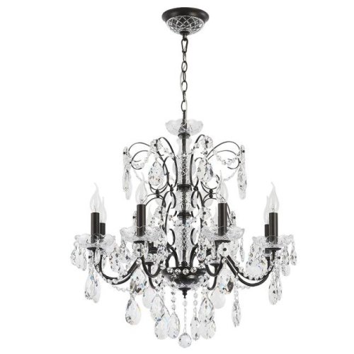 ODELIS SP8 BROWN Подвесная люстра Crystal Lux Odelis ODELIS SP8 BROWN