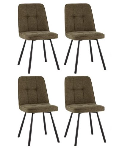 Комплект стульев Stool Group OS-2445-5 Bregocv-77 green DUAL X4