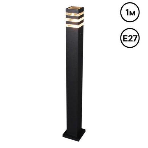 Наземный фонарь Reluce 09979-0.7-001KT 1,0M E27 BK