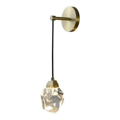 9701W brass Настенное бра Delight Collection Crystal rock II 9701W brass