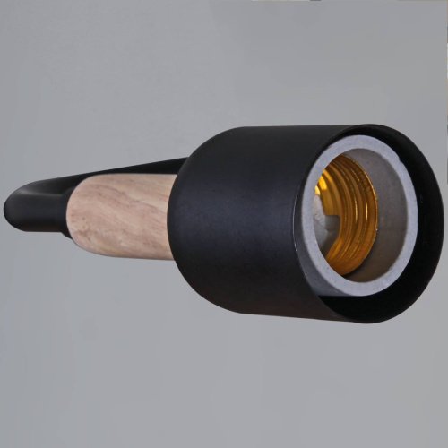 Потолочная люстра Reluce 99960-0.3-04 BK+WOOD