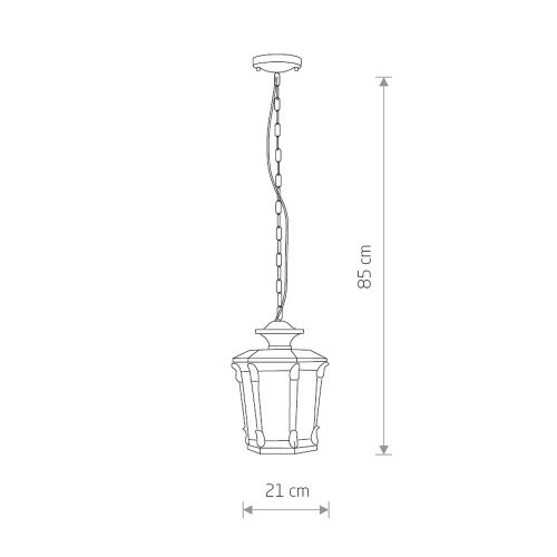 Уличный подвесной светильник Nowodvorski Amur 4693