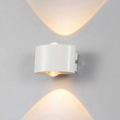 AM307-2X1 W WH 4000K Уличный настенный светильник AM Group Am307 AM307-2X1 W WH 4000K