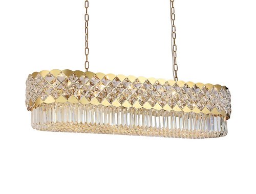 Подвесная люстра Newport Ashley 8300/120 oval gold polished