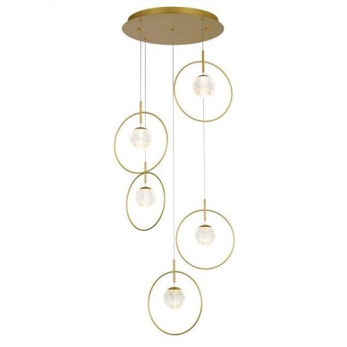 MD21001043-5A gold Светильник подвесной Delight Collection Elliot Diamante MD21001043-5A gold