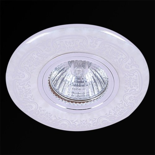 Встраиваемый светильник Reluce 09502-9.0-001MN MR16+LED3W WH/CR