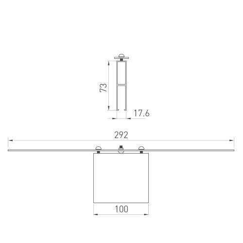 030293 Прямой коннектор для соединения светильников ALT-LINEAIR Arlight Lineair Flat 030293