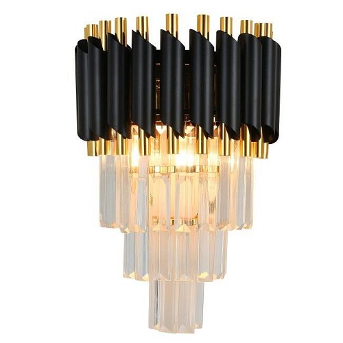 DARIAN 76017/2W GOLD BLACK Настенное бра Natali Kovaltseva Darian DARIAN 76017/2W GOLD BLACK
