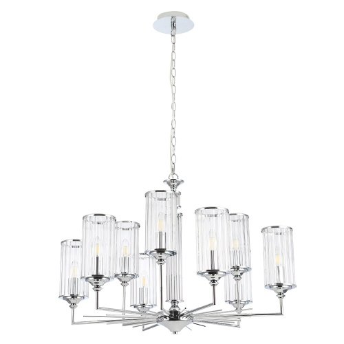 Подвесная люстра Crystal Lux Gloria GLORIA SP9 CHROME