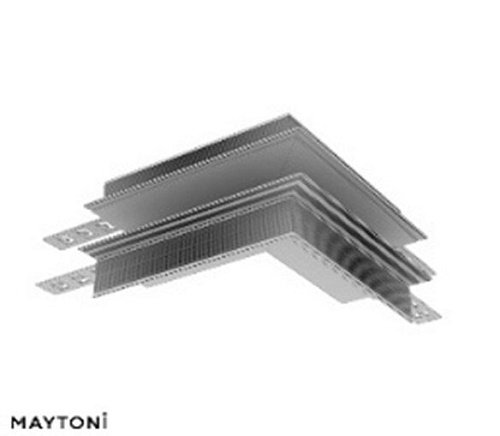 TRA034CO-42.12W Коннектор внешний Exility встраиваемый под ГКЛ 12,5мм Maytoni Magnetic track system Exility TRA034CO-42.12W