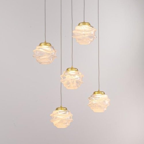 MD25030003-5A gold/clear Светильник подвесной Delight Collection MD25030003 MD25030003-5A gold/clear