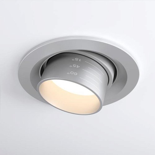9920 LED 15W 4200K серебро Встраиваемый светильник Elektrostandard 9919&9920 Zoom 9920 LED 15W 4200K серебро