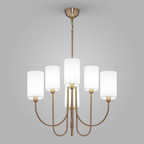 Подвесная люстра Eurosvet Abbey 60164/6 латунь