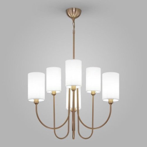 Подвесная люстра Eurosvet Abbey 60164/6 латунь