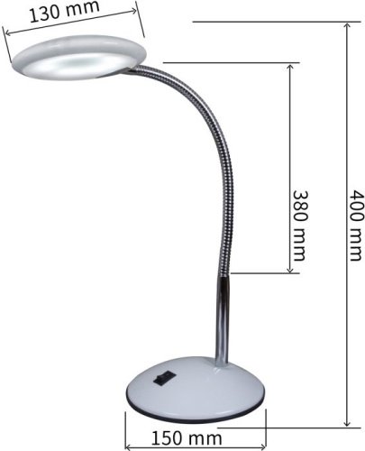 Офисная настольная лампа 02715-0.7-01 BK