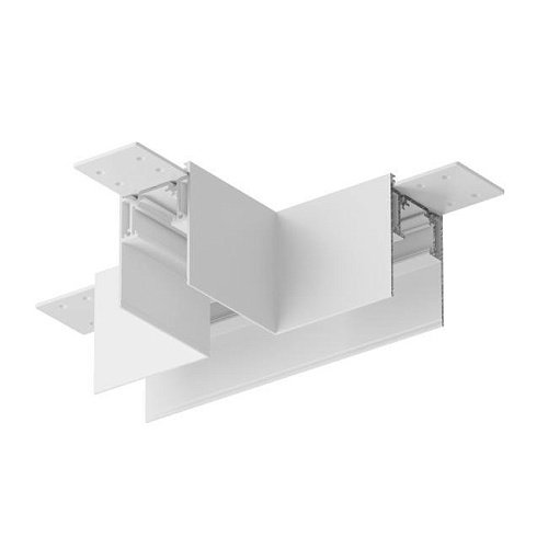 TRA010CT-41W Коннектор Т-образный Gravity накладной белый Maytoni Accessories For Tracks Gravity TRA010CT-41W