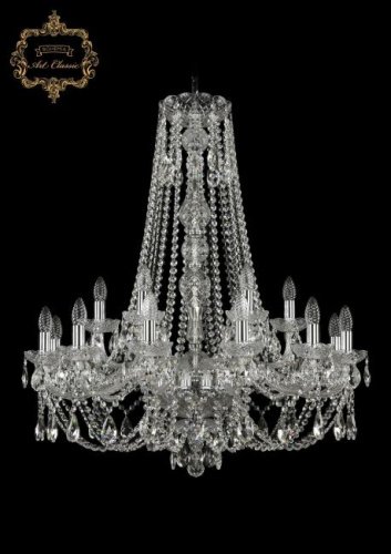 11.21.12+6.300.h-91.Cr.Sp Подвесная хрустальная люстра 11.21 Art Classic 11.21.12+6.300.h-91.Cr.Sp