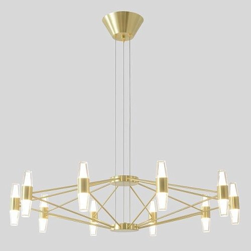 Подвесная люстра Crystal Lux Dorotea DOROTEA SP10 GOLD