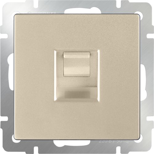 W1181011/ Розетка Ethernet RJ-45 (шампань) Розетка Werkel W1181011/ Розетка Ethernet RJ-45 (шампань)