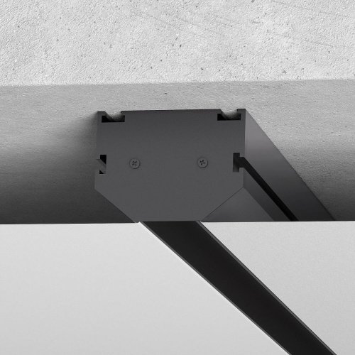 Заглушка Elektrostandard Slim Magnetic Slim Magnetic Комплект заглушек для шинопровода в натяжной потолок: торцевая и внутренняя (черный) 85233/00