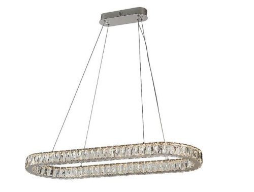 8580/90 C oval chrome Подвесная люстра Newport Krista 8580/90 C oval chrome